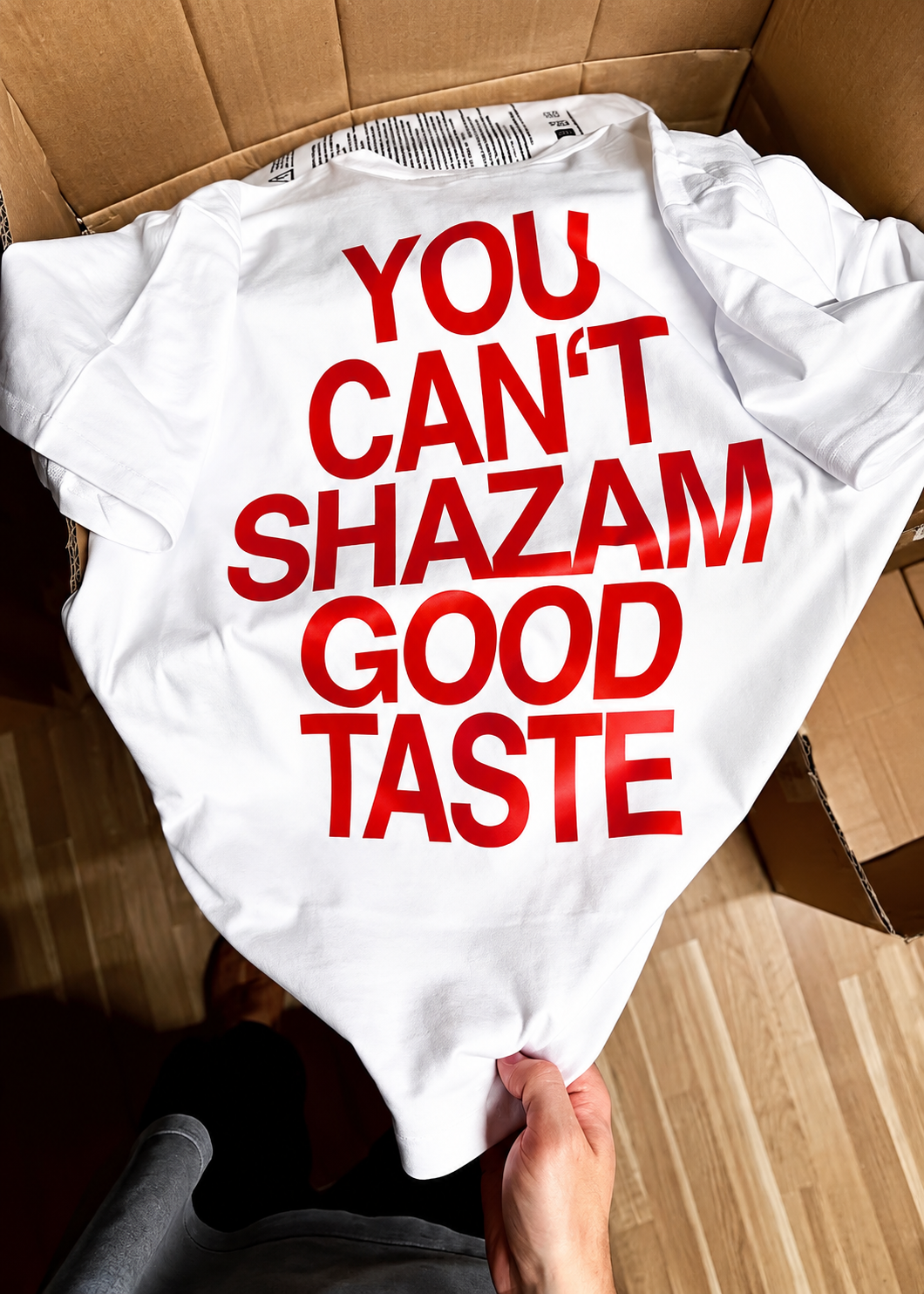 NOMAD “You Can’t Shazam Good Taste” Oversized T-Shirt – Premium Streetwear Edition