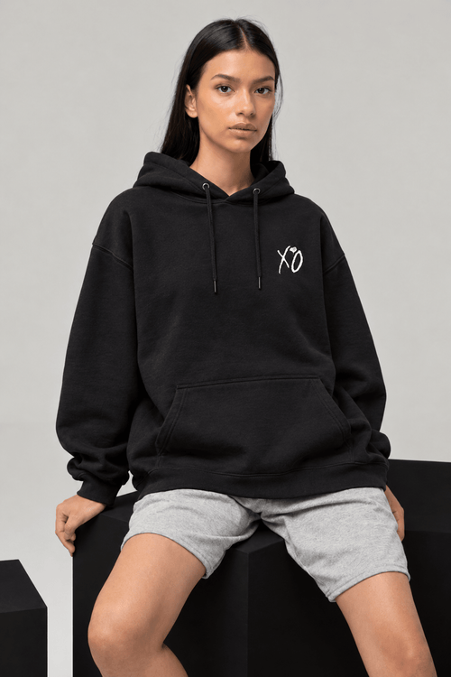 Black XO Graphic Hoodie – The Weeknd Edition - Nomad.Ma