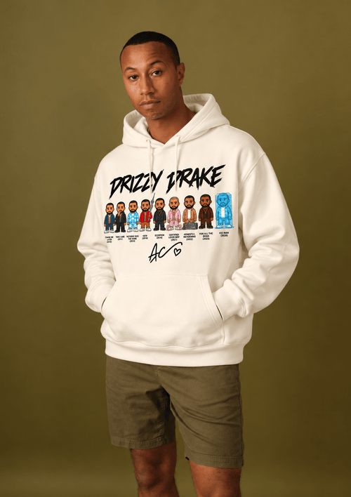 Drizzy Drake Album Evolution Graphic Hoodie - Nomad.Ma