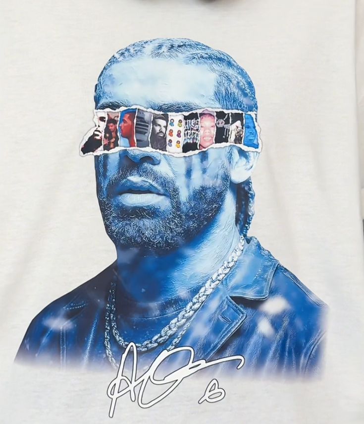 NOMAD Drake Discography Collage Oversized T-Shirt – Premium Music Streetwear Edition - Nomad.Ma