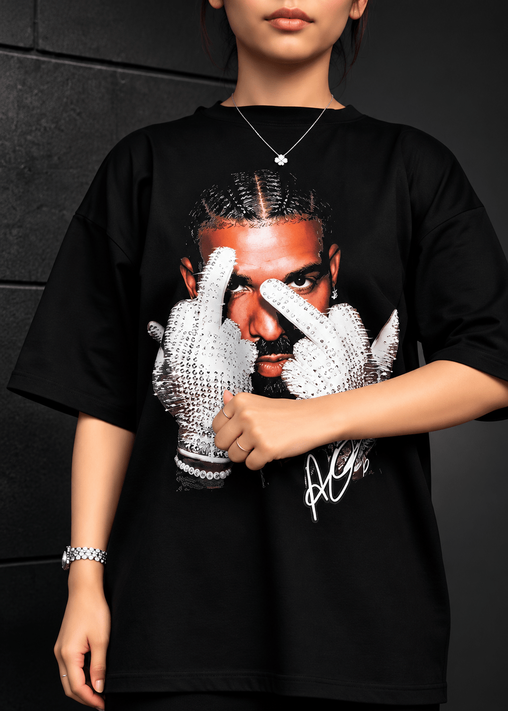 NOMAD Drake Iceman Graphic T-Shirt | Premium Oversized Streetwear Edition - Nomad.Ma