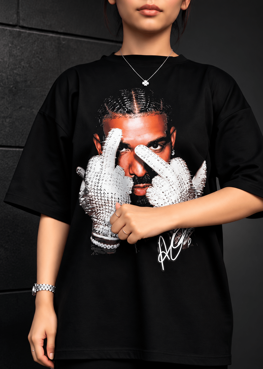 NOMAD Drake Iceman Graphic T-Shirt | Premium Oversized Streetwear Edition - Nomad.Ma