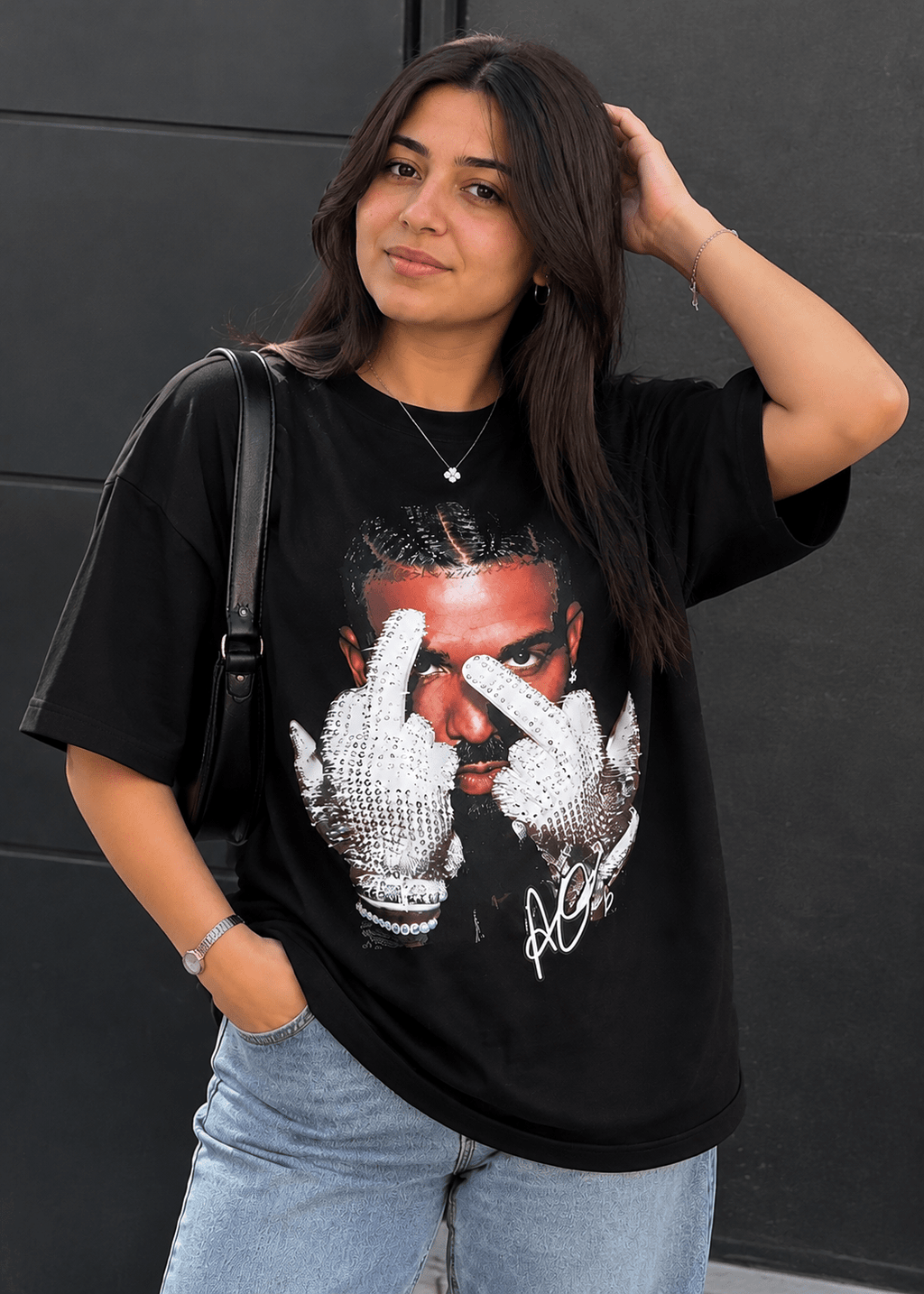 NOMAD Drake Iceman Graphic T-Shirt | Premium Oversized Streetwear Edition - Nomad.Ma
