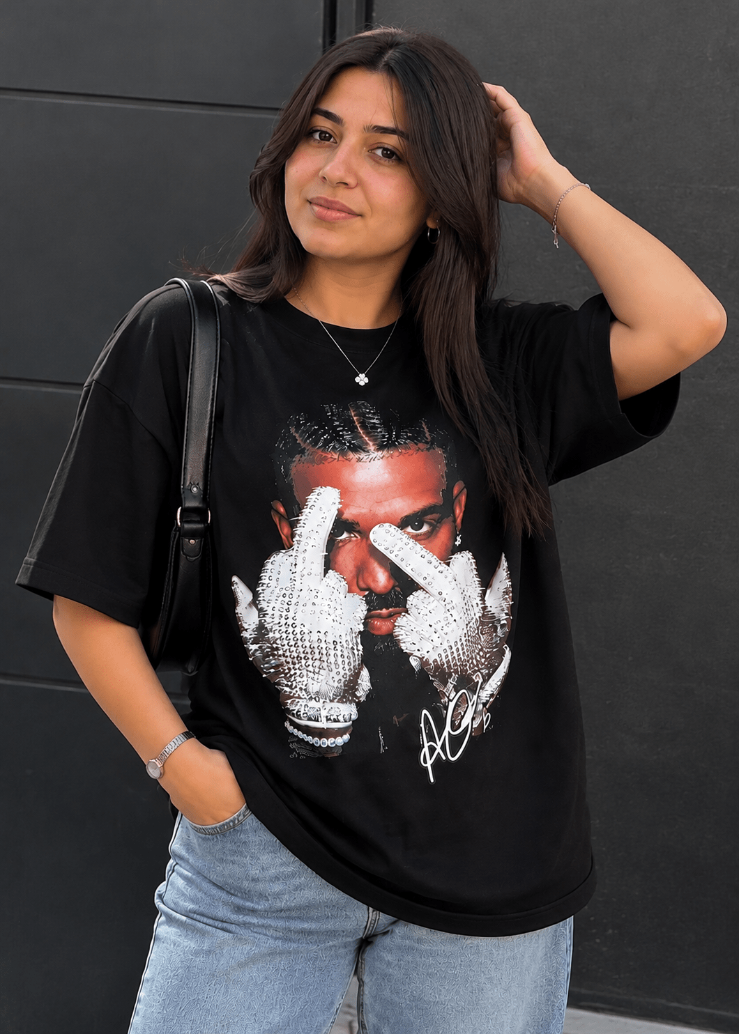 NOMAD Drake Iceman Graphic T-Shirt | Premium Oversized Streetwear Edition - Nomad.Ma