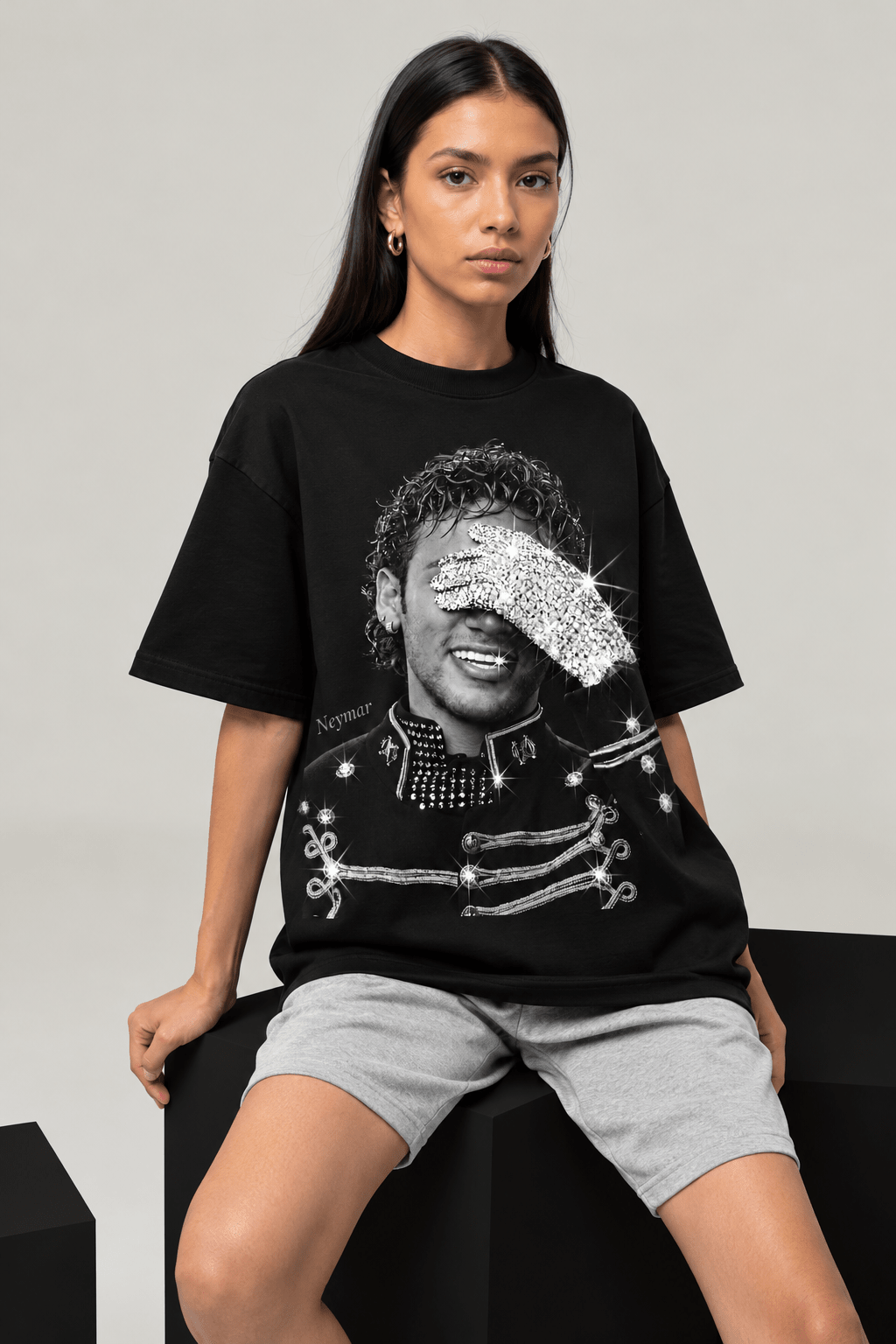 NOMAD Neymar Crystal Vision T-Shirt | Premium Football Streetwear Edition - Nomad.Ma