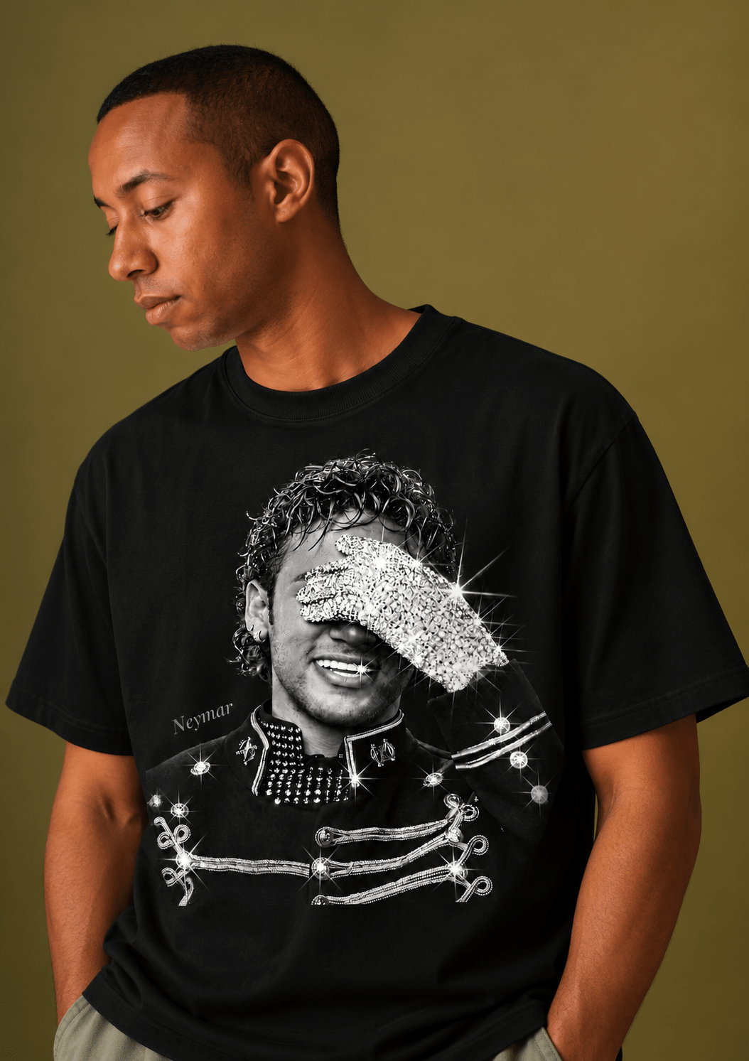 NOMAD Neymar Crystal Vision T-Shirt | Premium Football Streetwear Edition - Nomad.Ma